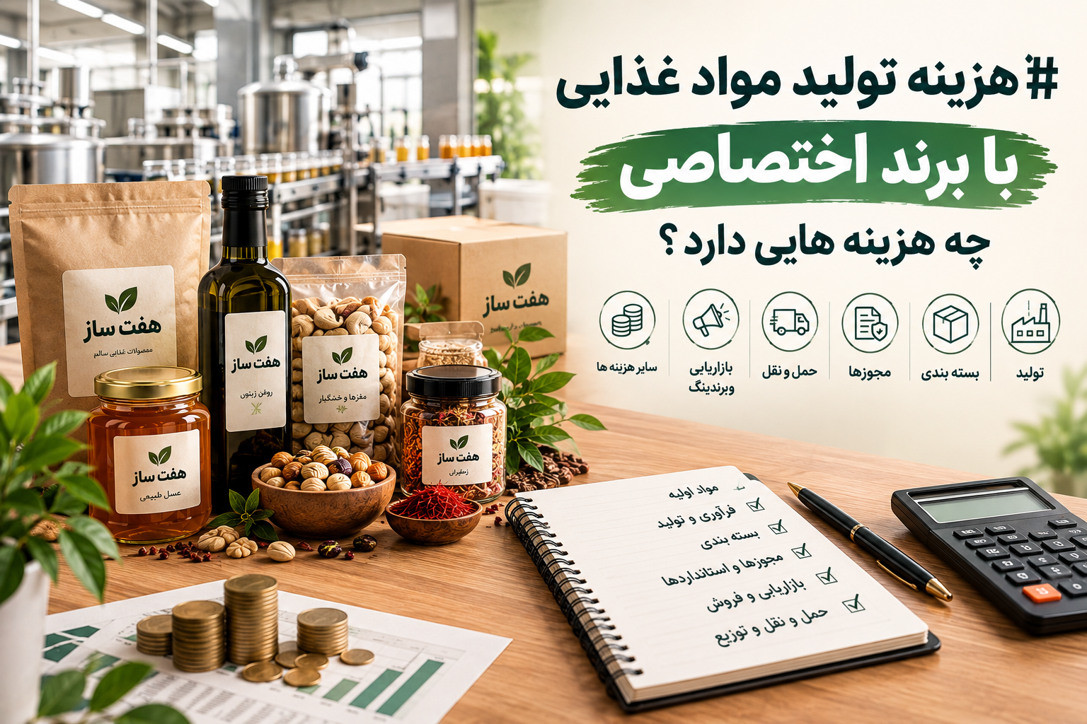 تولید مواد غذایی با برند اختصاصی چه هزینه هایی دارد؟