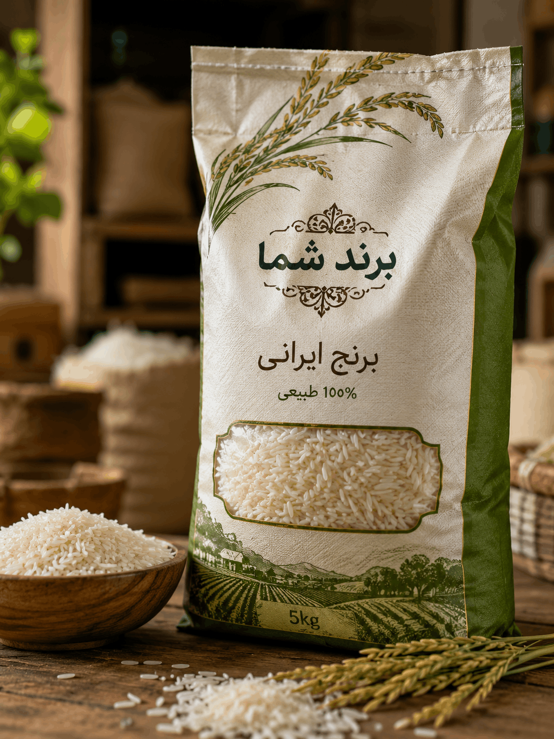 محصول غذایی با برند شما