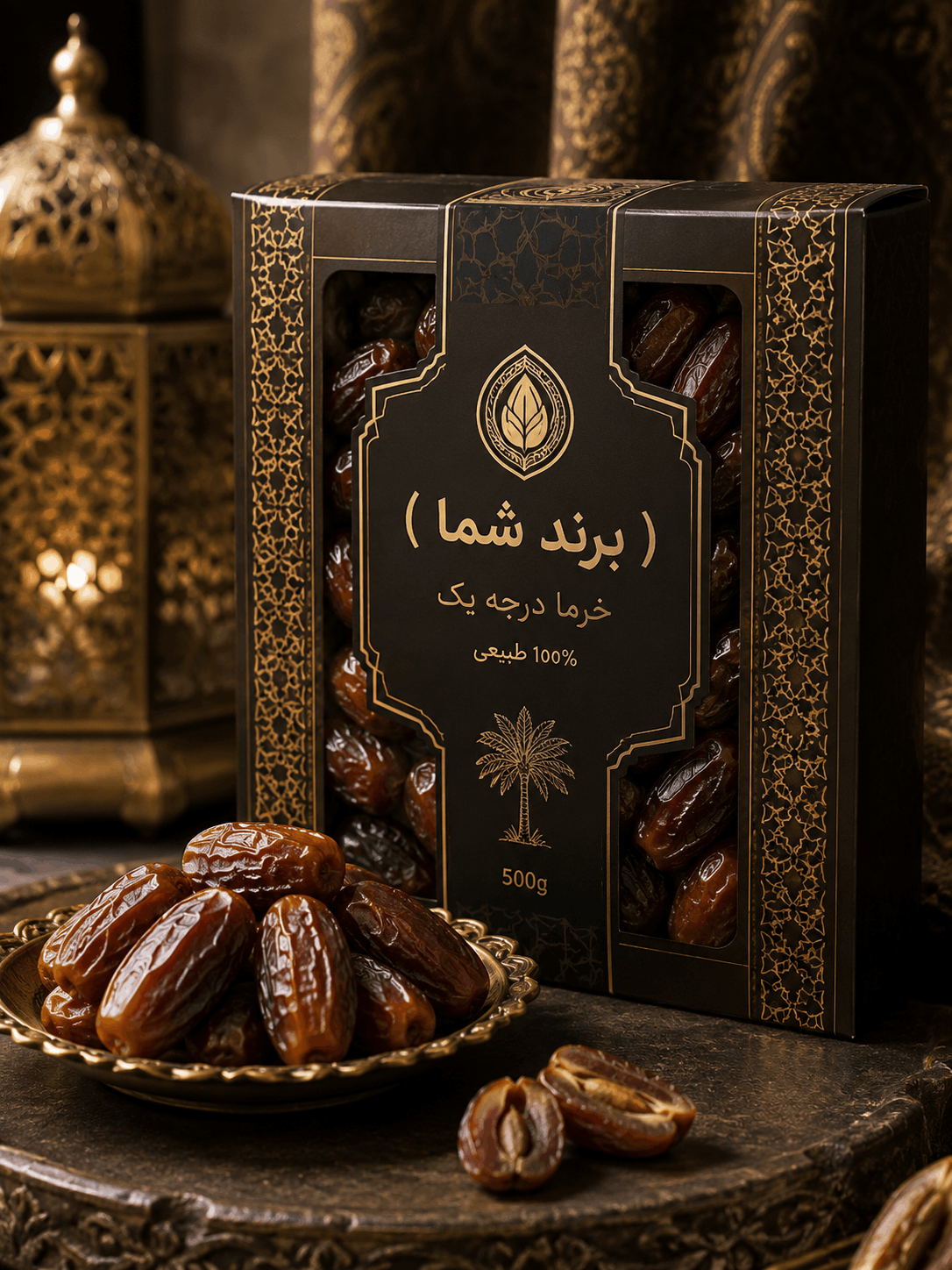 محصول غذایی با برند شما
