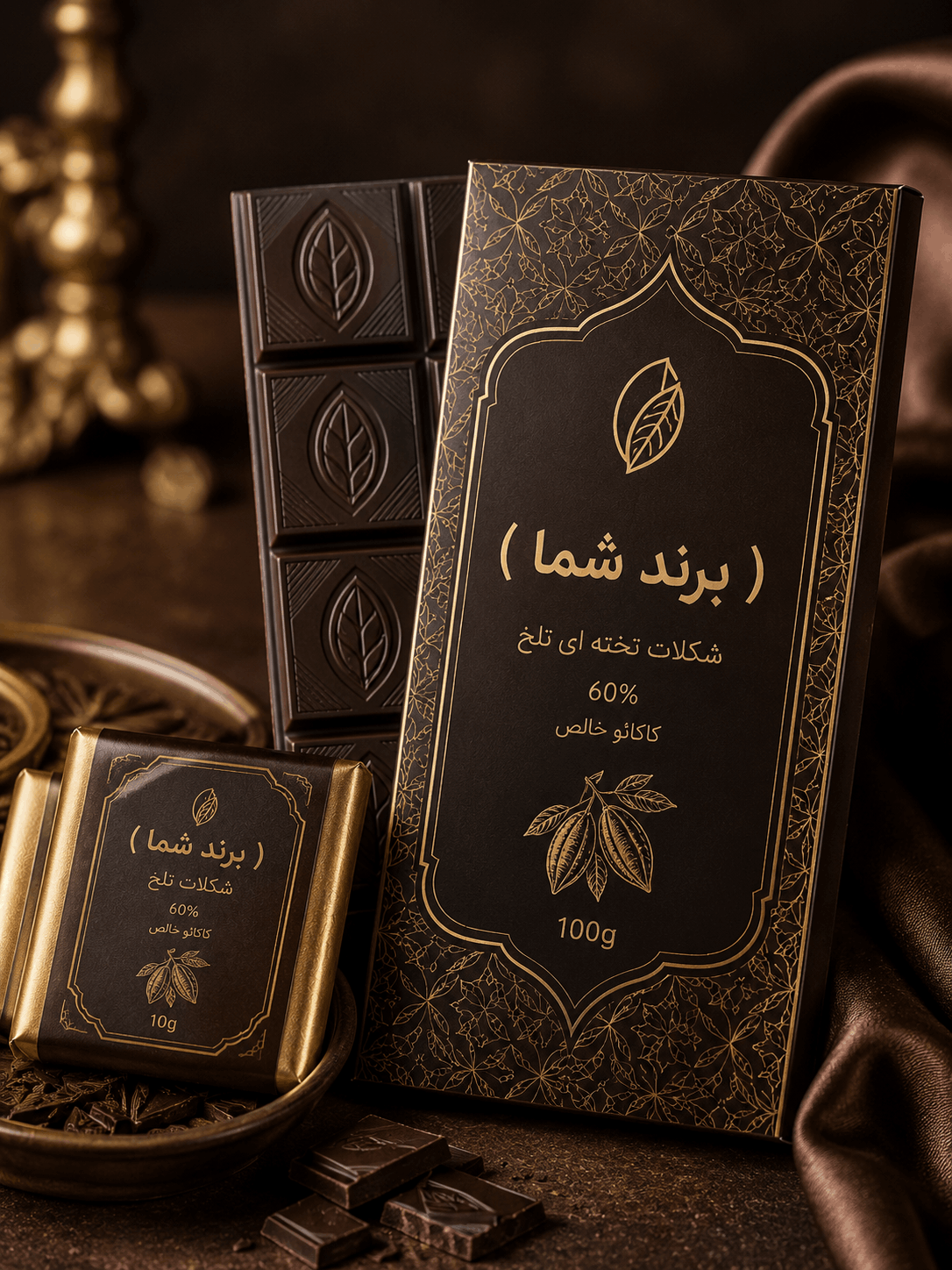 محصول غذایی با برند شما